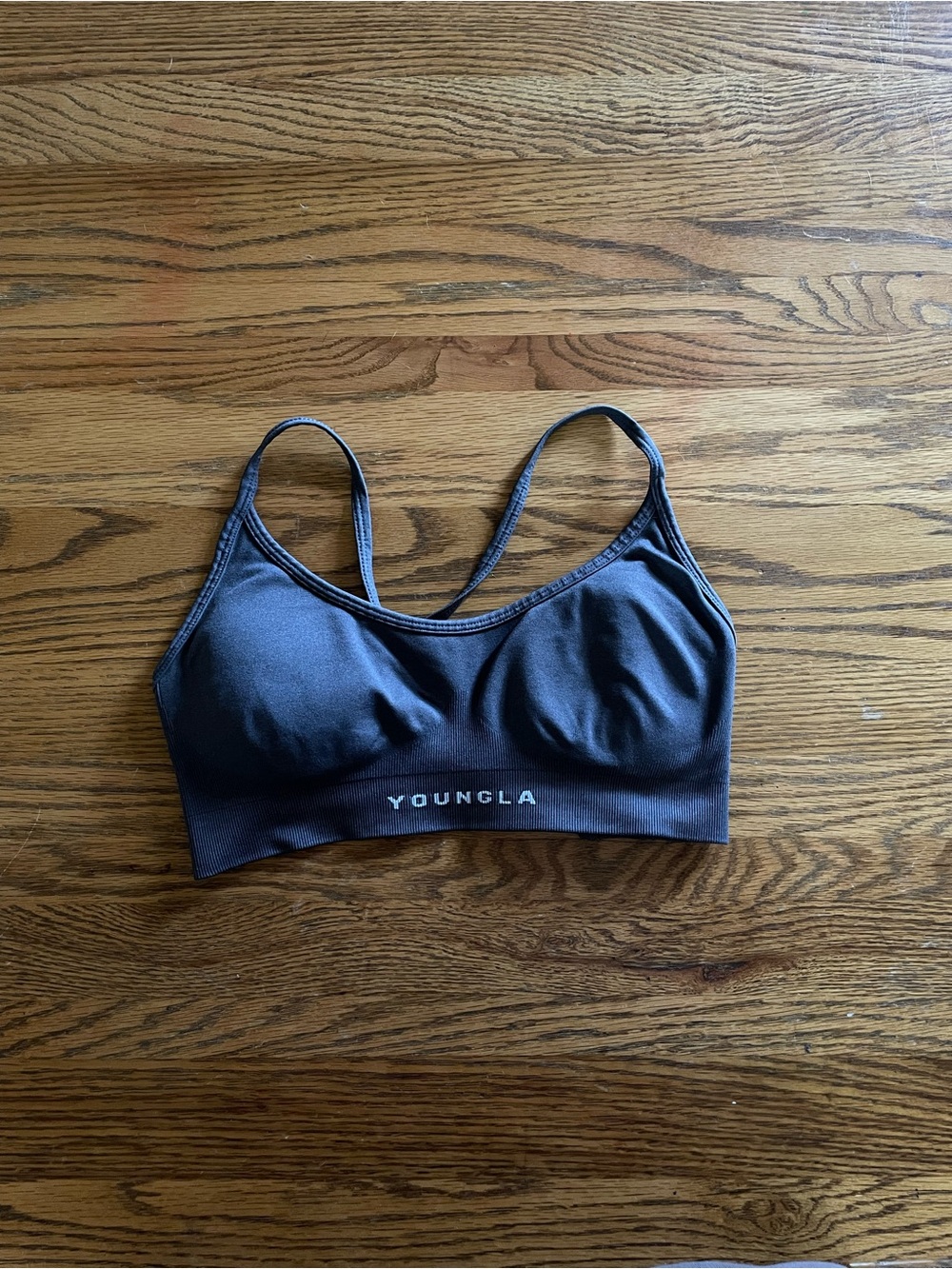 YoungLA grey Sports Bralette
